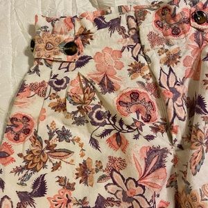 Linen paper bag shorts